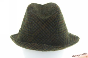 © VintageHatter.com | v-6014-56-2 Visserhoed trilby Royal donker groen wolmix 56 Visserhoed trilby Royal donker groen wolmix 56